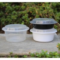 High quality  round disposable plastic PP food container