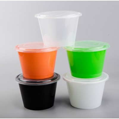 High quality disposable plastic round  PP food container